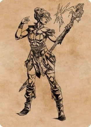 Neera, Wild Mage Art Card (ASCLB-074) - Art Series: Commander Legends: Battle for Baldur's Gate
