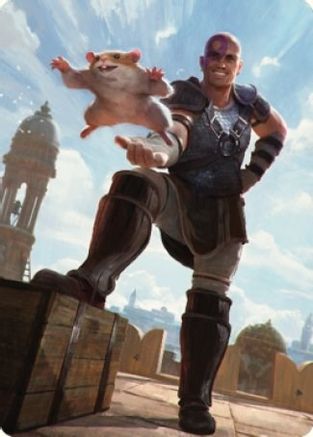 Minsc & Boo, Timeless Heroes Art Card (72/81) (ASCLB-072) - Art Series: Commander Legends: Battle for Baldur's Gate
