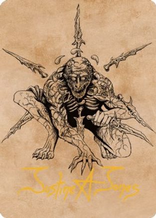 Bhaal, Lord of Murder Art Card (Gold-Stamped Signature) (ASCLB-063) - Art Series: Commander Legends: Battle for Baldur's Gate