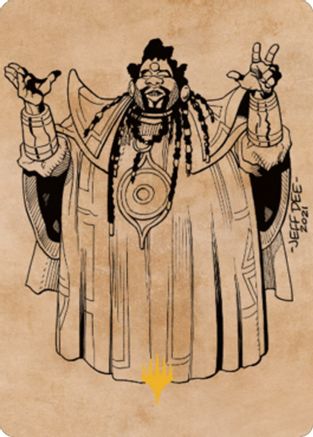 Alaundo the Seer Art Card (Gold-Stamped) (ASCLB-061) - Art Series: Commander Legends: Battle for Baldur's Gate