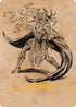 Livaan, Cultist of Tiamat Art Card (Gold-Stamped Signature) (ASCLB-055) - Art Series: Commander Legends: Battle for Baldur's Gate