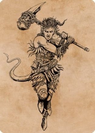 Karlach, Fury of Avernus Art Card (54/81) (ASCLB-054) - Art Series: Commander Legends: Battle for Baldur's Gate