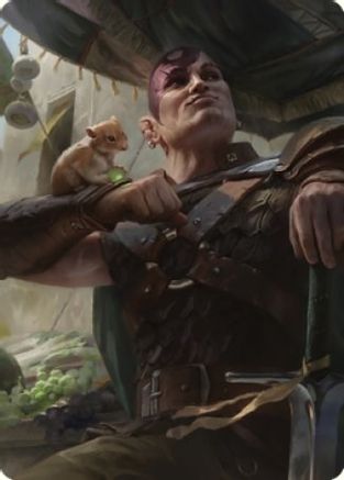Minsc & Boo, Timeless Heroes Art Card (38/81) (ASCLB-038) - Art Series: Commander Legends: Battle for Baldur's Gate