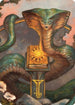 Guardian Naga Art Card (Gold-Stamped Signature) (ASCLB-016) - Art Series: Commander Legends: Battle for Baldur's Gate