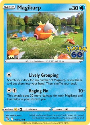Magikarp (021/78) [Pokemon GO] - Common