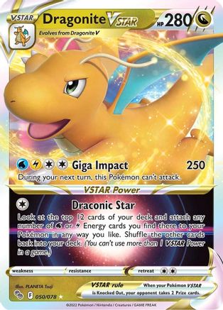 Dragonite VSTAR (050/78) Holofoil [Pokemon GO] - Ultra Rare