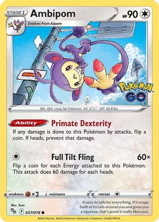 Ambipom (057/78) [Pokemon GO] - Common