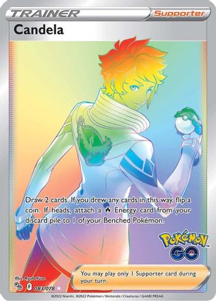 Candela (Secret) (083/78) Holofoil [Pokemon GO] - Secret Rare