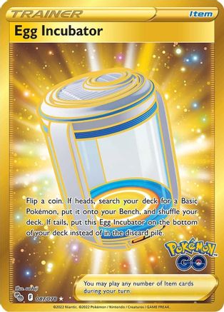 Egg Incubator (Secret) (087/78) Holofoil [Pokemon GO] - Secret Rare