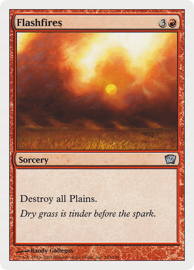 Flashfires (9ED-183) - 9th Edition Foil