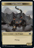 Cat Dragon // Spirit (002) Double-Sided Token (2X2-19 // 2) - Double Masters 2022 Foil