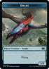 Drake // Knight Double-Sided Token (2X2-10 // 5) - Double Masters 2022 Foil