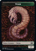 Worm // Aven Initiate Double-Sided Token (2X2-20 // 4) - Double Masters 2022 Foil