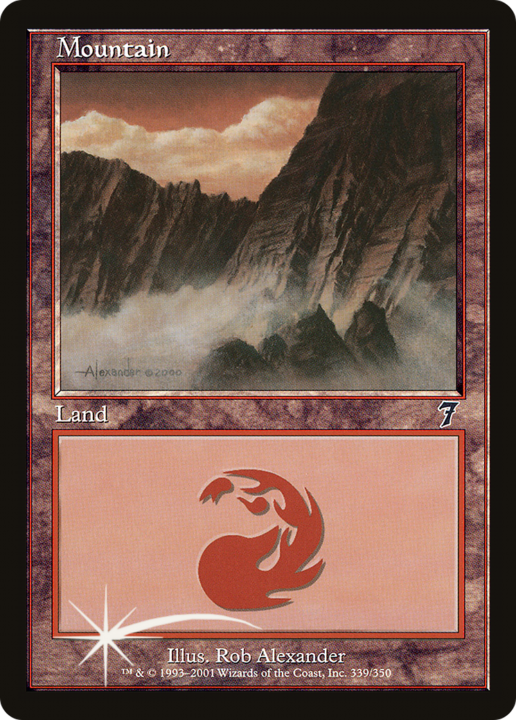 Mountain (339) (7ED-339) - 7th Edition