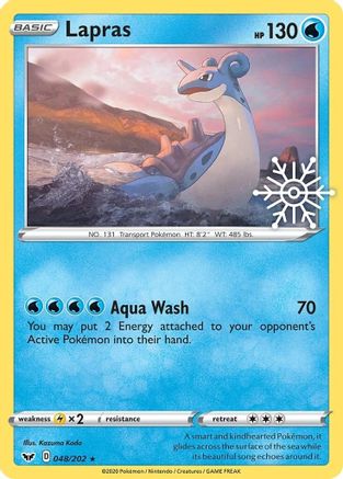 Lapras (Holiday Calendar) (048/202) Holofoil [Miscellaneous Cards & Products] - Promo
