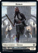 Human // Snake Double-Sided Token (DMC-2 // 11) - Commander: Dominaria United