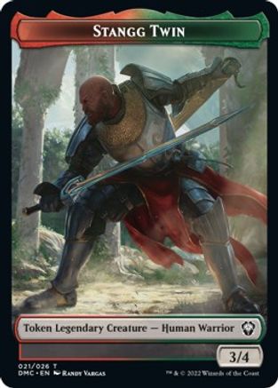 Stangg Twin Token (DMC-021) - Commander: Dominaria United