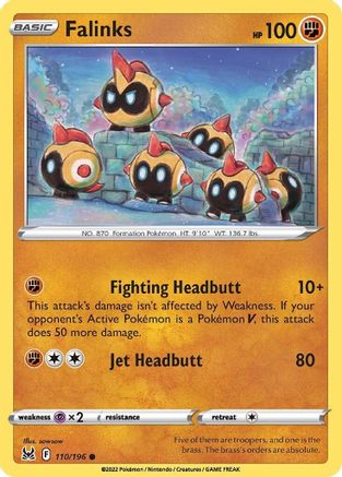 Falinks (110/196) Reverse Holofoil [Lost Origin] - Common