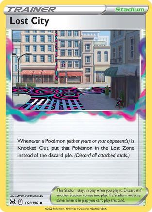 Lost City (161/196) Reverse Holofoil [Lost Origin] - Uncommon