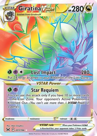 Giratina VSTAR (Secret) (201/196) Holofoil [Lost Origin] - Secret Rare