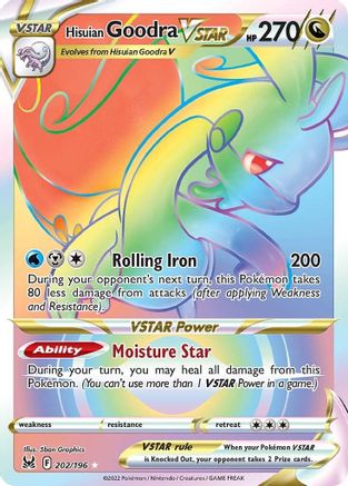 Hisuian Goodra VSTAR (Secret) (202/196) Holofoil [Lost Origin] - Secret Rare