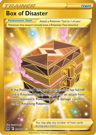 Box of Disaster (Secret) (214/196) Holofoil [Lost Origin] - Secret Rare