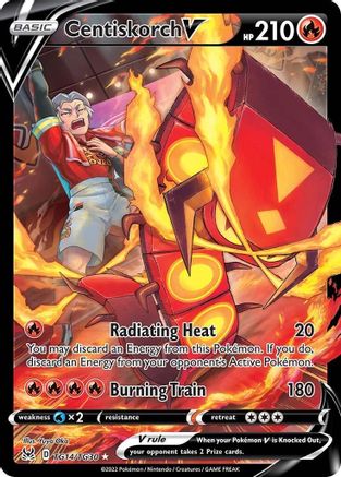 Centiskorch V (TG14/30) Holofoil [Lost Origin Trainer Gallery] - Ultra Rare