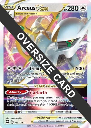 Arceus VSTAR (123/172) Holofoil [Jumbo Cards] - Promo
