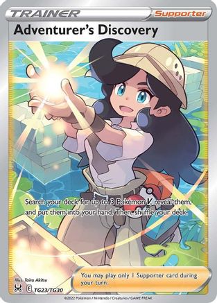 Adventurer's Discovery (TG23/30) Holofoil [Lost Origin Trainer Gallery] - Ultra Rare