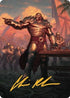 Karn, Living Legacy Art Card (1/81) (Gold-Stamped Signature) (ASDMU-001) - Art Series: Dominaria United
