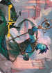 Haughty Djinn Art Card (Gold-Stamped Signature) (ASDMU-015) - Art Series: Dominaria United