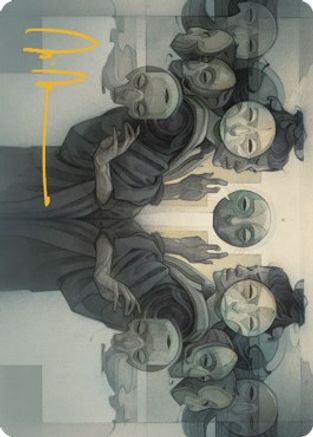 Vesuvan Duplimancy Art Card (Gold-Stamped Signature) (ASDMU-019) - Art Series: Dominaria United