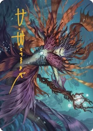 Vodalian Hexcatcher Art Card (Gold-Stamped Signature) (ASDMU-020) - Art Series: Dominaria United