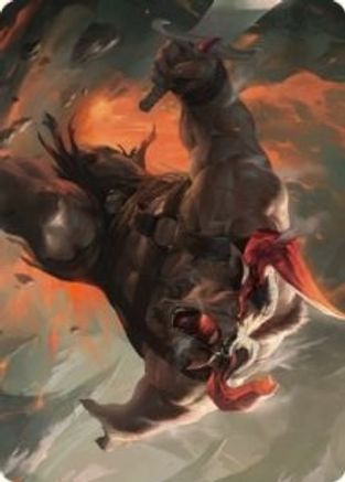Furious Bellow Art Card (ASDMU-031) - Art Series: Dominaria United
