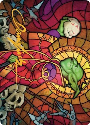 Squee, Dubious Monarch Art Card (Gold-Stamped Signature) (ASDMU-067) - Art Series: Dominaria United