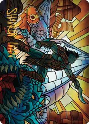 Astor, Bearer of Blades Art Card (Gold-Stamped Signature) (ASDMU-068) - Art Series: Dominaria United