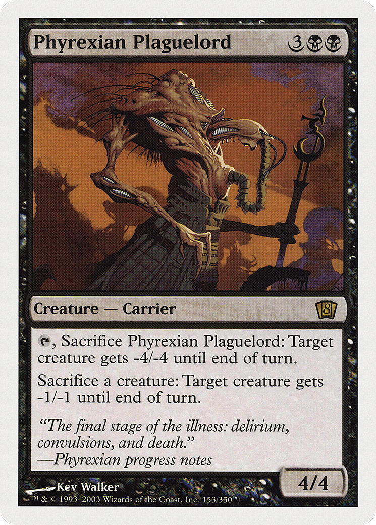 Phyrexian Plaguelord (8ED-153) - 8th Edition Foil