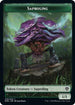 Saproling // Cat Warrior Double-sided Token (DMU-) - Dominaria United Foil