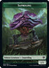 Saproling // Knight Double-sided Token (DMU-) - Dominaria United Foil
