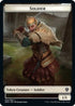 Soldier // Goblin Double-sided Token (DMU-) - Dominaria United Foil