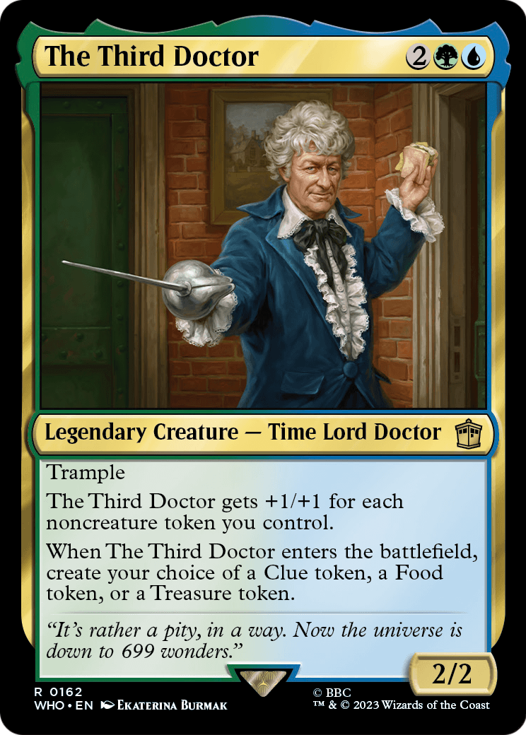 The Third Doctor (WHO-162) - Doctor Who Foil