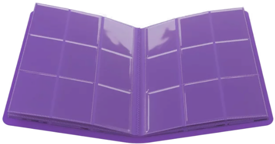 Gamegenic Zip-Up Album 18-Pocket - Purple | Eastridge Sports Cards