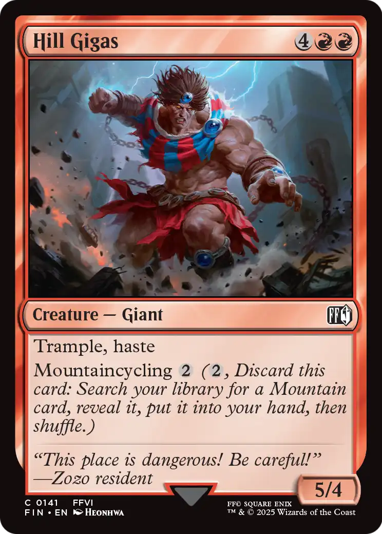 Hill Gigas (FIN-141) - FINAL FANTASY Foil