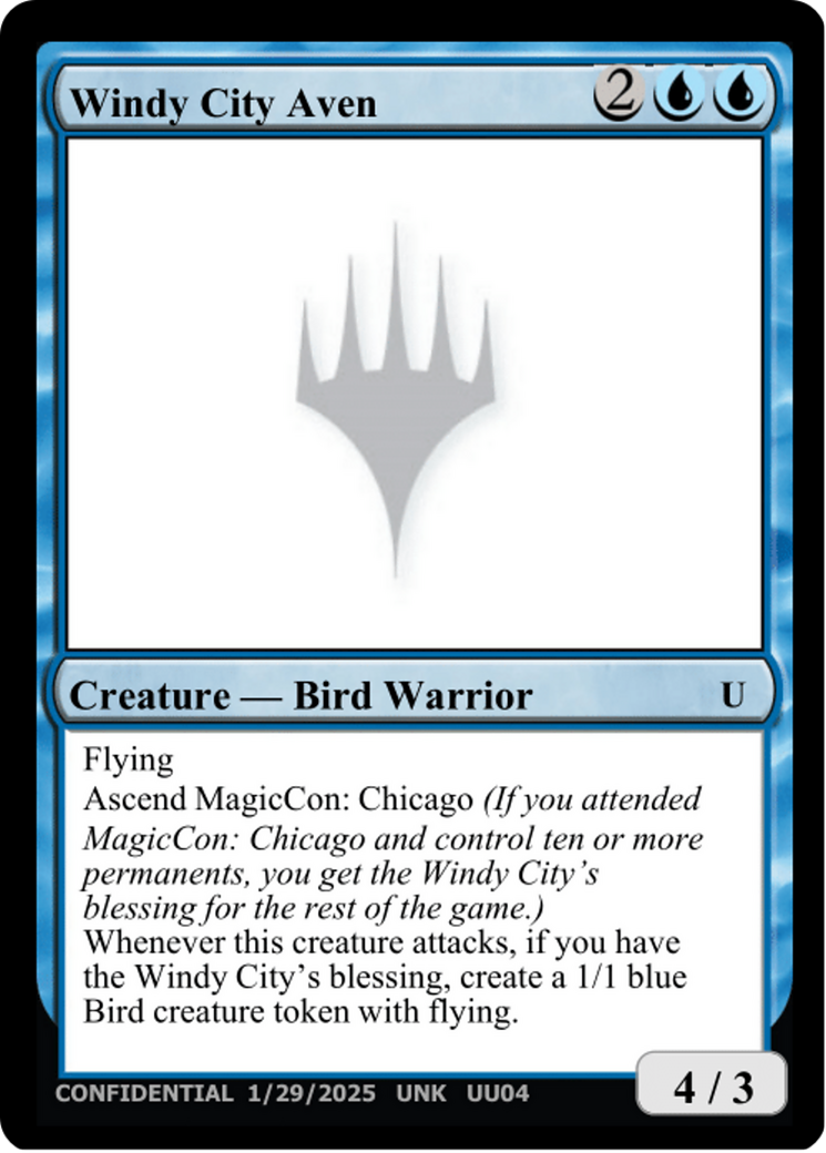 Windy City Aven (UNK-) - Un-Known Event Playtest Cards