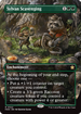 Sylvan Scavenging (Borderless) (FDN-342) - Foundations: (enchantment) Foil
