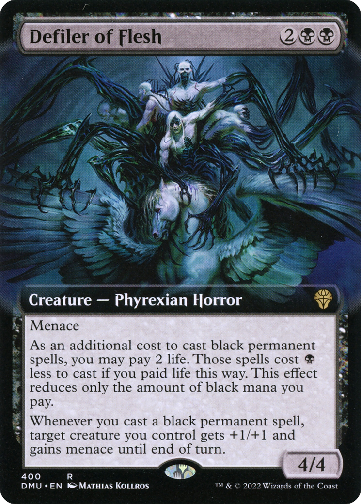 Defiler of Flesh (Extended Art) (DMU-400) - Dominaria United: (Extended Art)