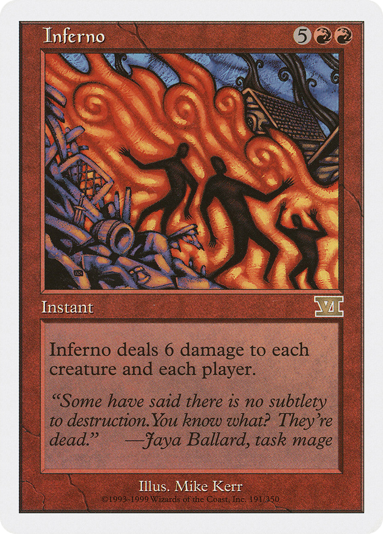 Inferno (6ED-191) - Classic Sixth Edition