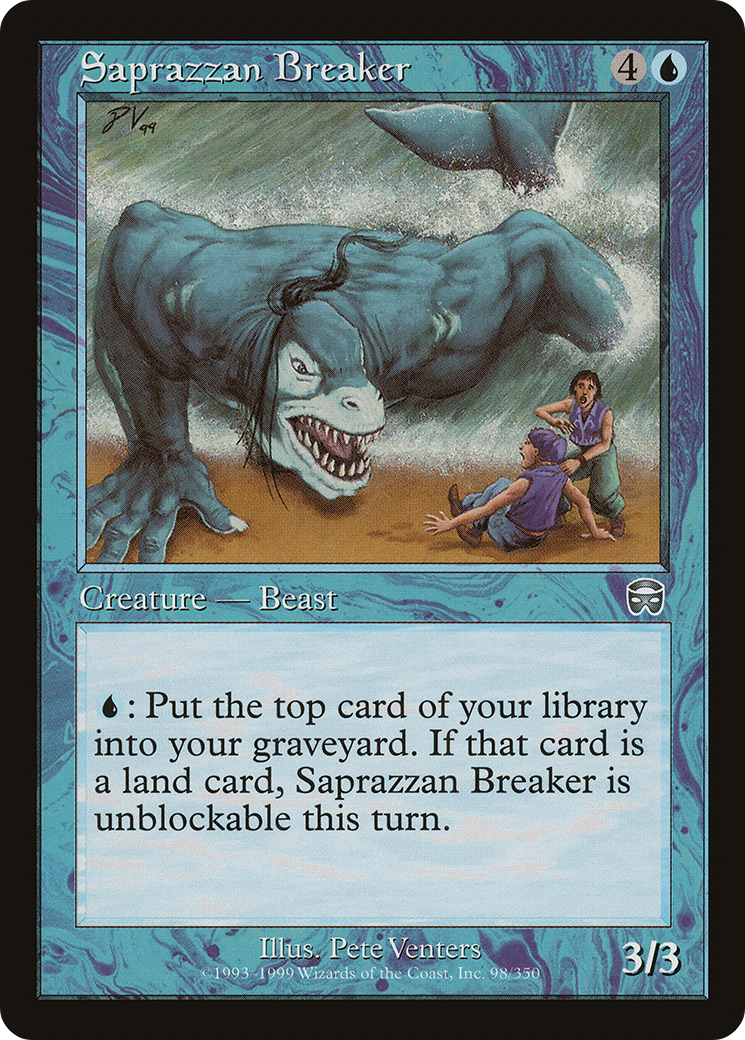 Saprazzan Breaker (MMQ-098) - Mercadian Masques Foil