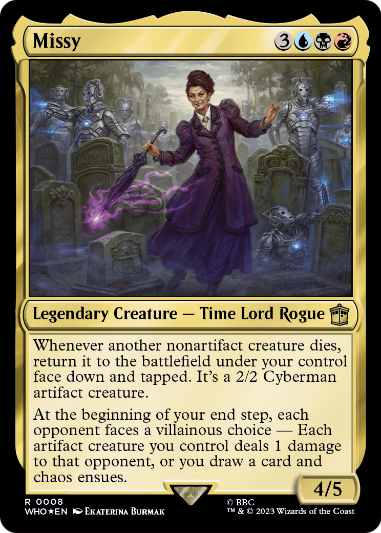 Missy (WHO-008) - Doctor Who Foil