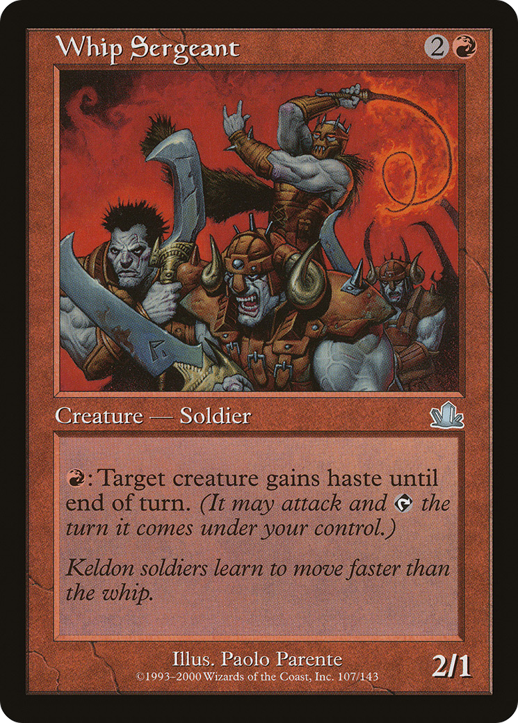 Whip Sergeant (PCY-107) - Prophecy Foil